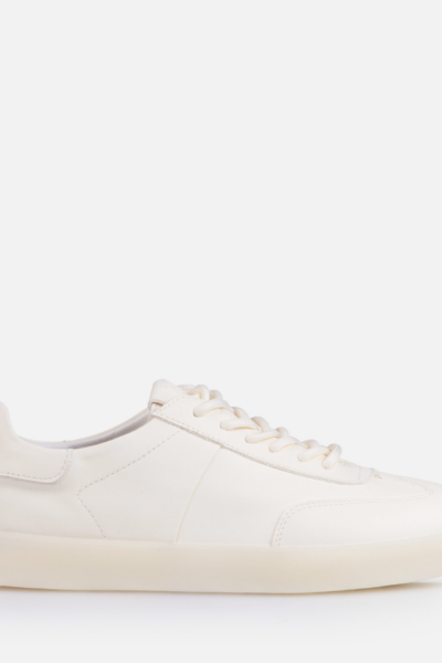 Arama white suede sneakers with lightweight sole for women