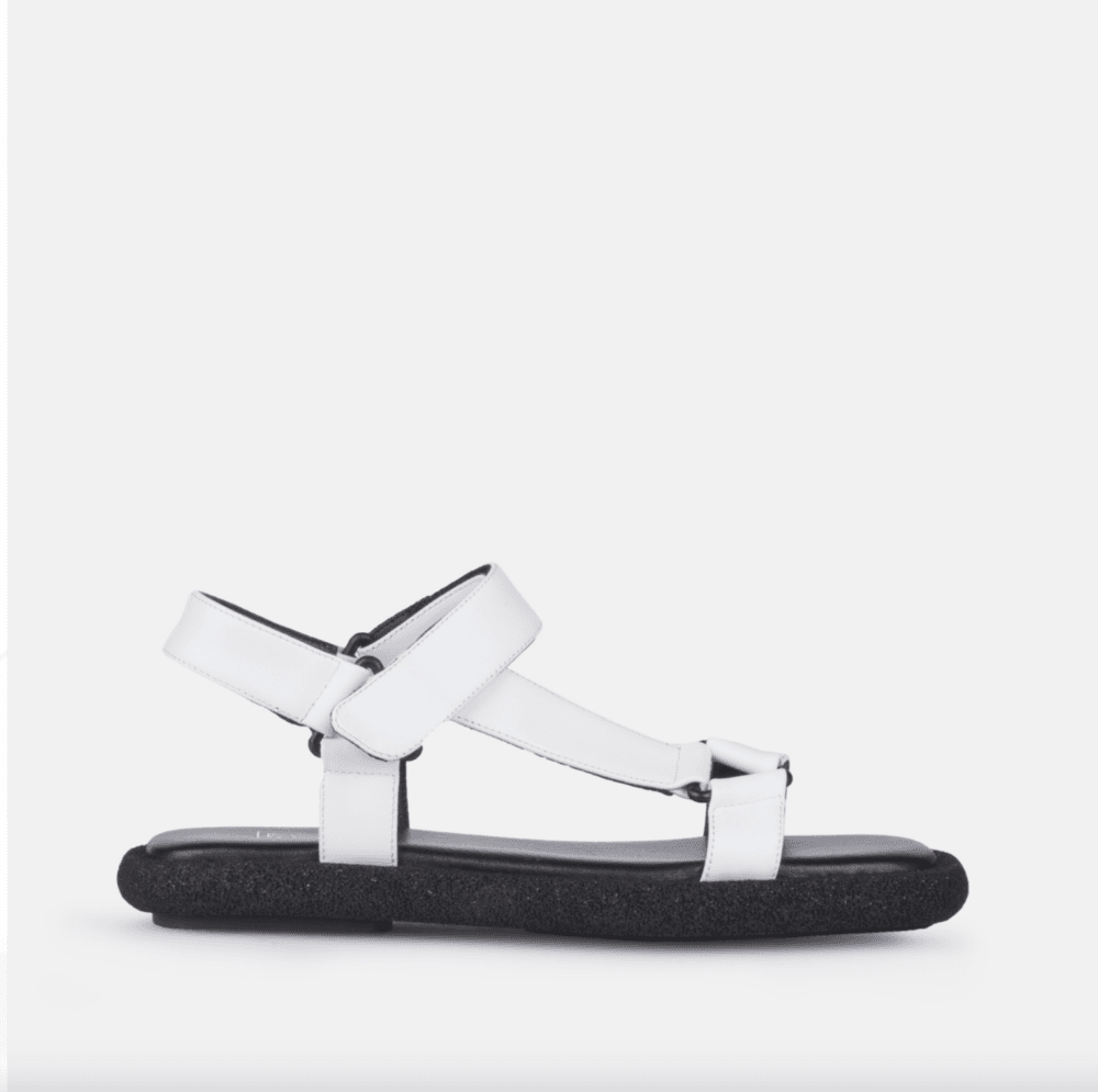 white women's sandal
